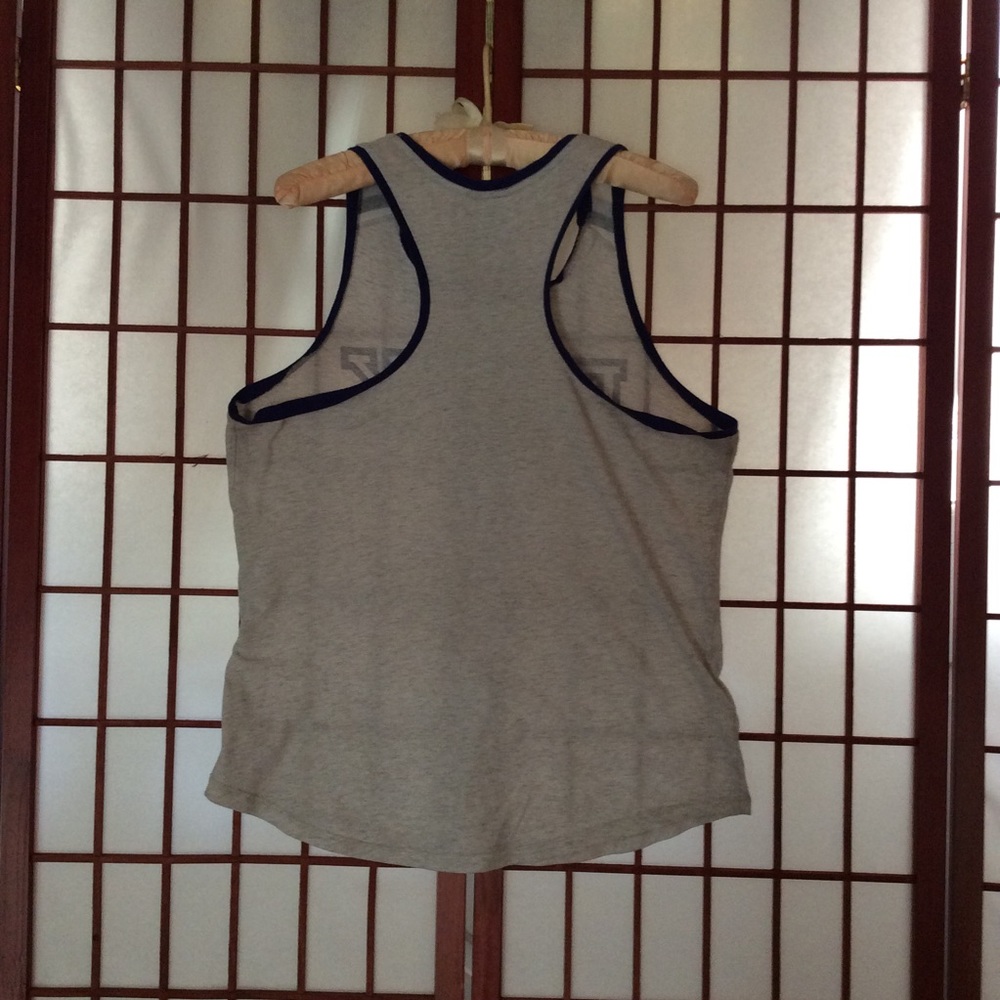 Light Grey Racerback Tank PINK Brand - Picture 2 of 3